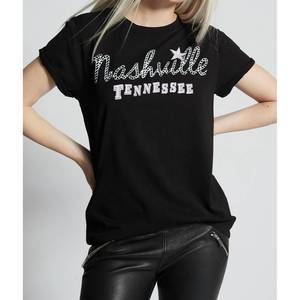 NEW RECYCLED KARMA nashville tennessee tee in black